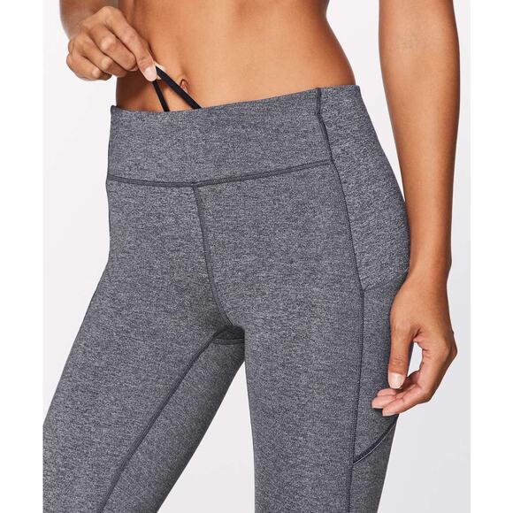 Lululemon Speed Up Tight 28" in Heathered Black | Size 2 - Picture 6 of 12